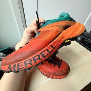Merrell Trail Running Shoes - Orange/Teal